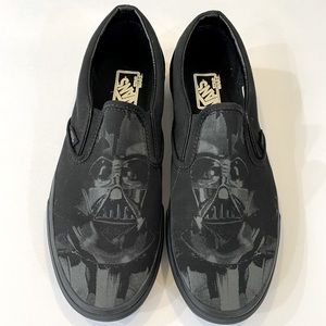 Vans Black Star Wars Shoes Men’s Size 9 Darth Vader Collectible Limited Edition